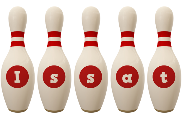 Issat bowling-pin logo
