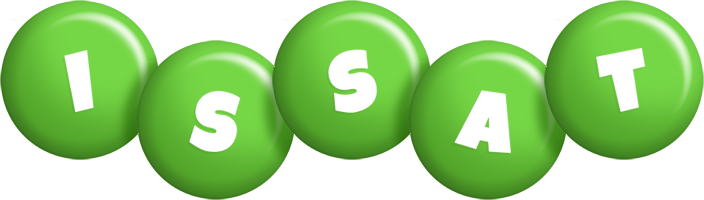 Issat candy-green logo