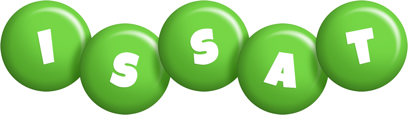 Issat candy-green logo