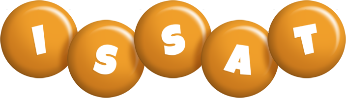 Issat candy-orange logo