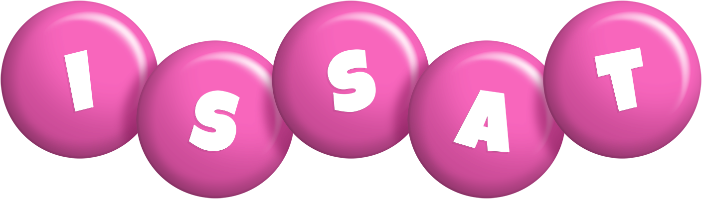 Issat candy-pink logo