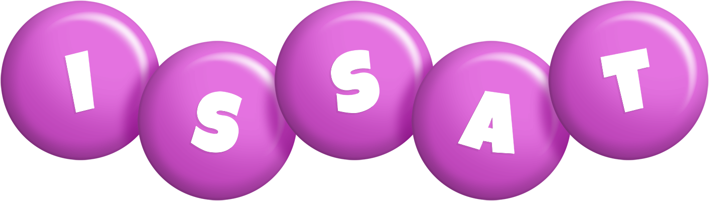 Issat candy-purple logo