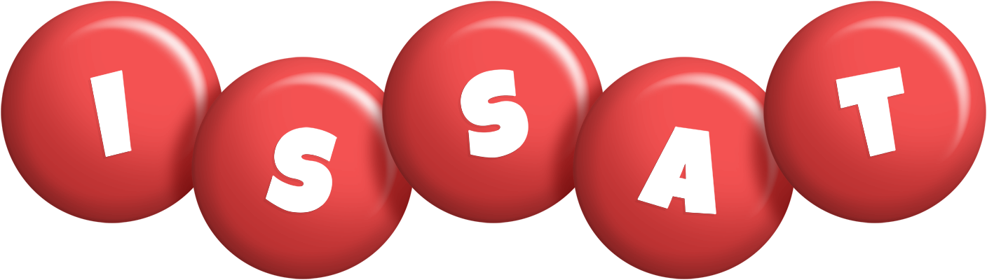 Issat candy-red logo