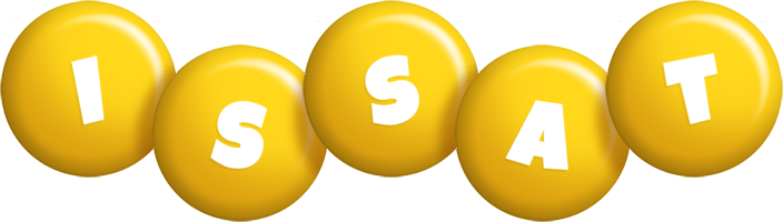 Issat candy-yellow logo