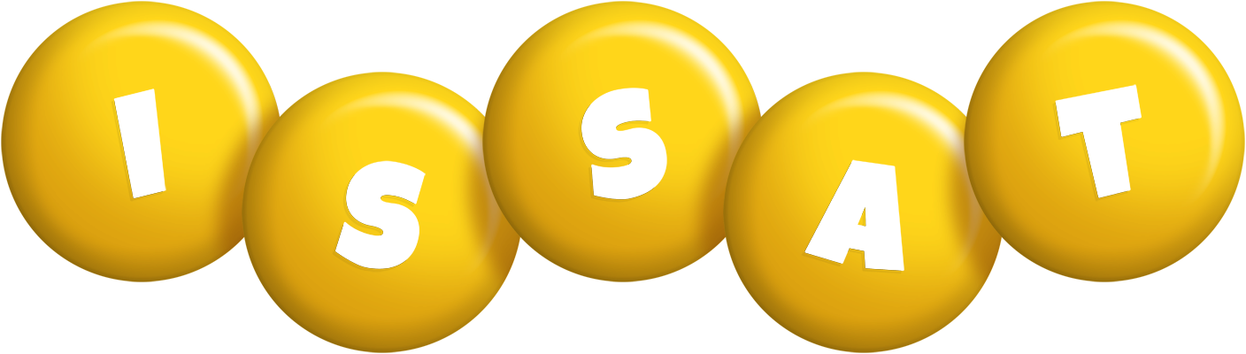 Issat candy-yellow logo