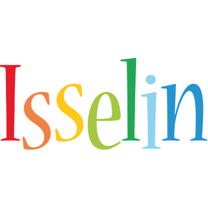 Isselin birthday logo