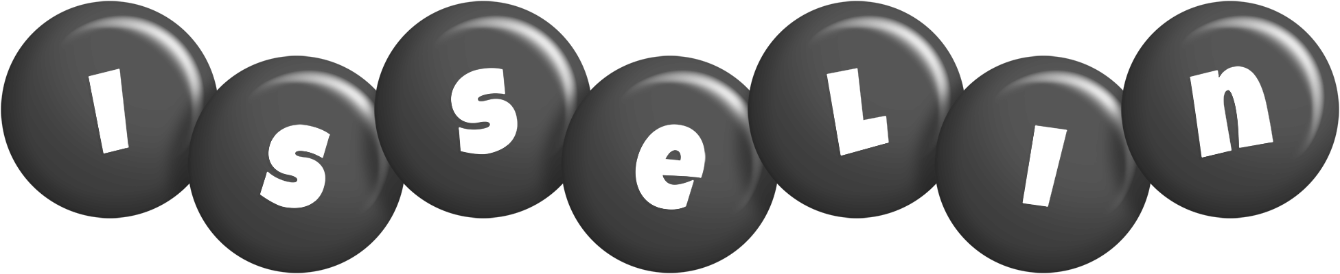 Isselin candy-black logo