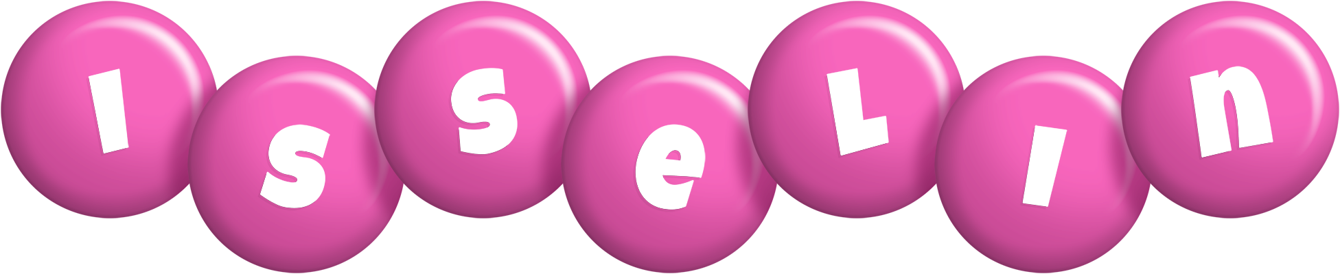 Isselin candy-pink logo