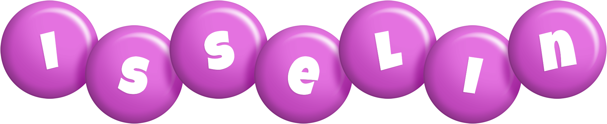 Isselin candy-purple logo