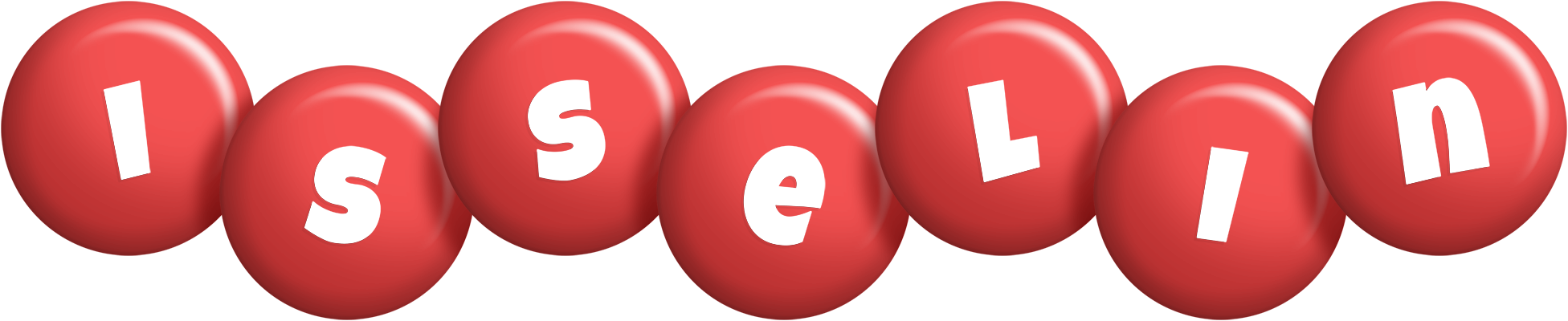 Isselin candy-red logo