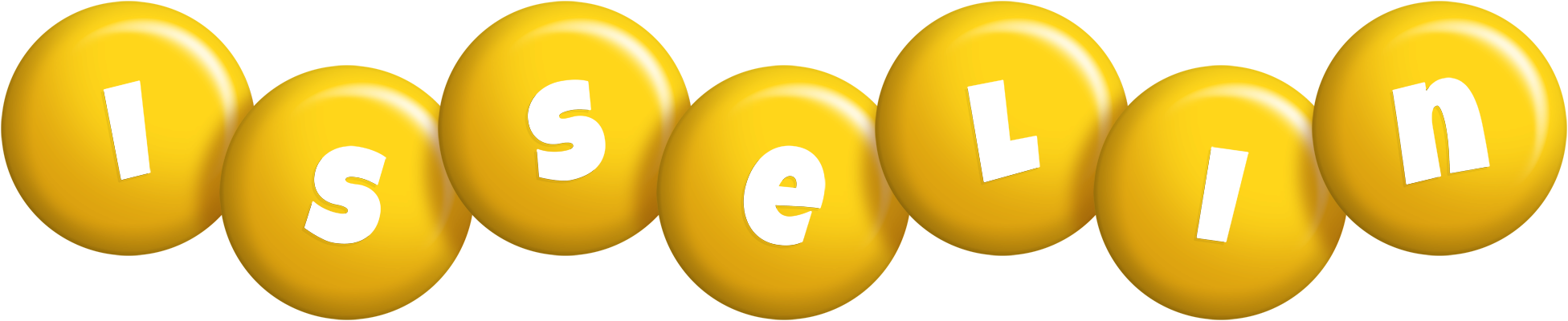 Isselin candy-yellow logo