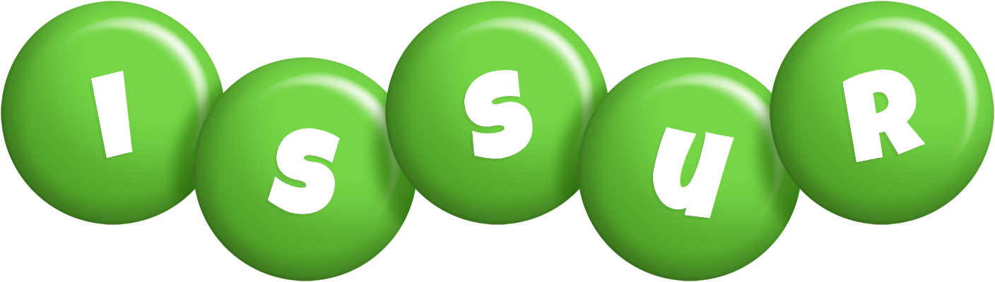 Issur candy-green logo