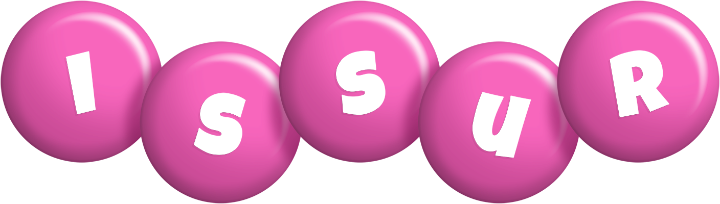 Issur candy-pink logo