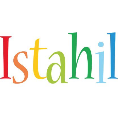 Istahil birthday logo