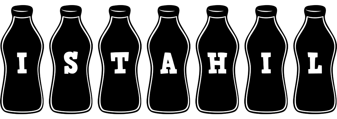 Istahil bottle logo