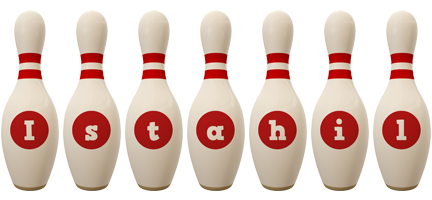 Istahil bowling-pin logo