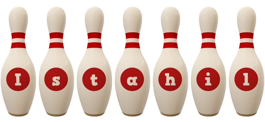 Istahil bowling-pin logo