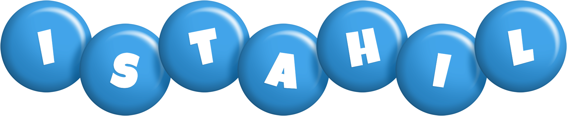 Istahil candy-blue logo