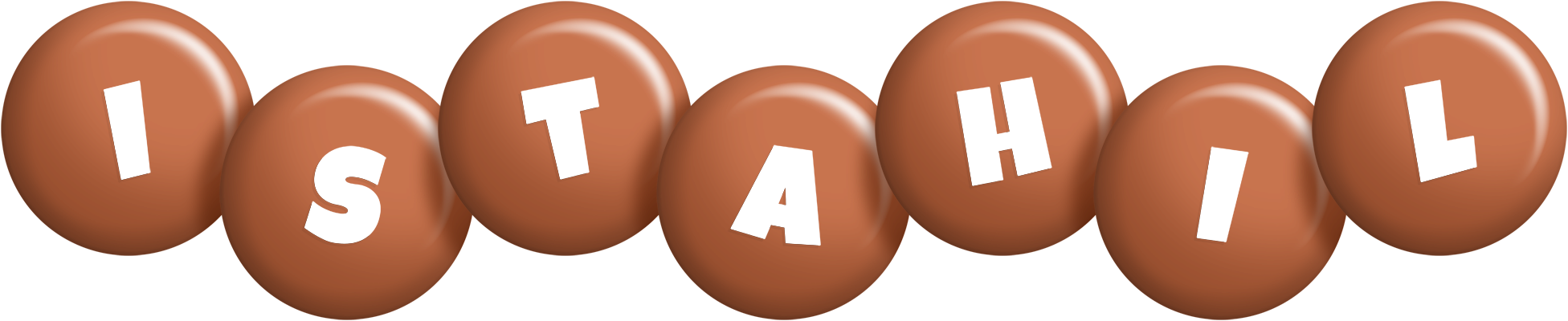 Istahil candy-brown logo