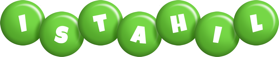 Istahil candy-green logo