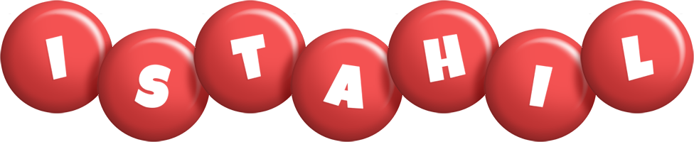 Istahil candy-red logo