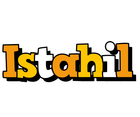 Istahil cartoon logo