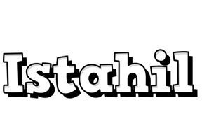 Istahil snowing logo