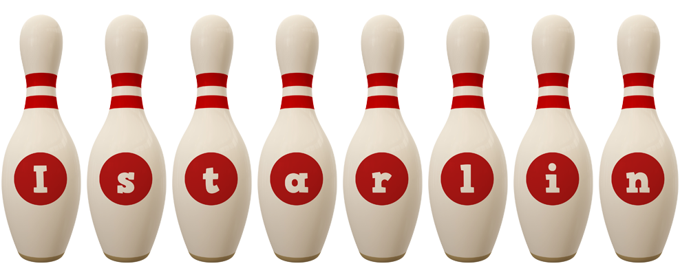 Istarlin bowling-pin logo
