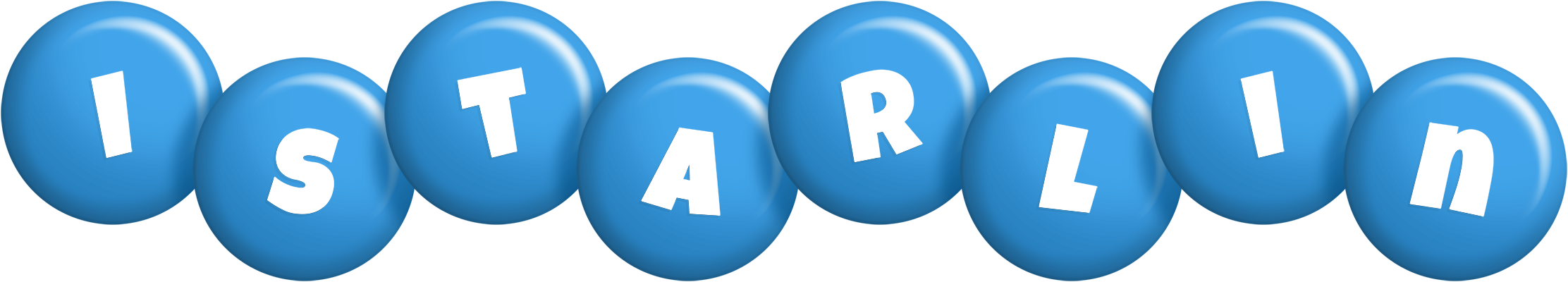 Istarlin candy-blue logo
