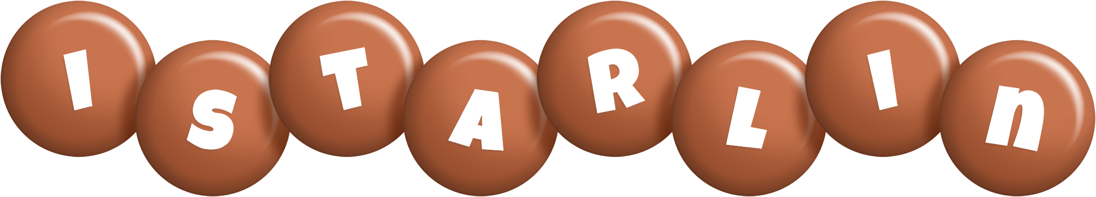 Istarlin candy-brown logo