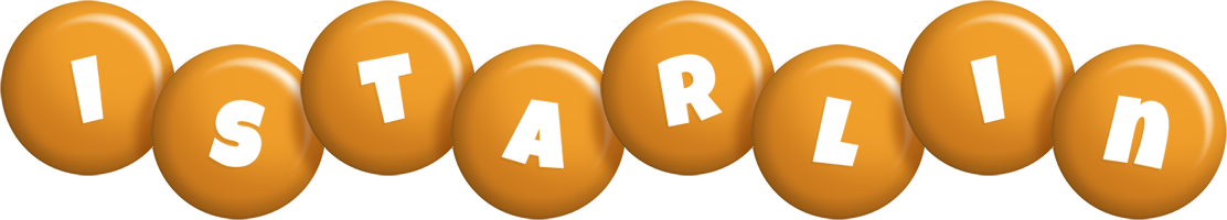 Istarlin candy-orange logo