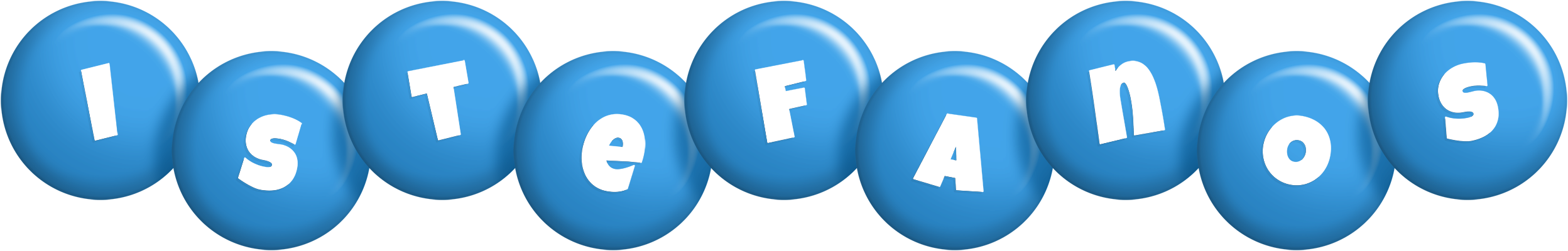 Istefanos candy-blue logo