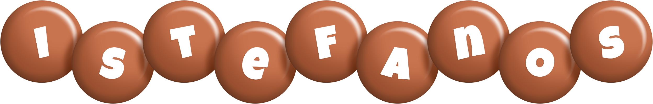 Istefanos candy-brown logo