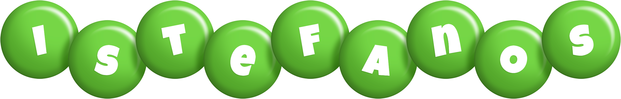 Istefanos candy-green logo