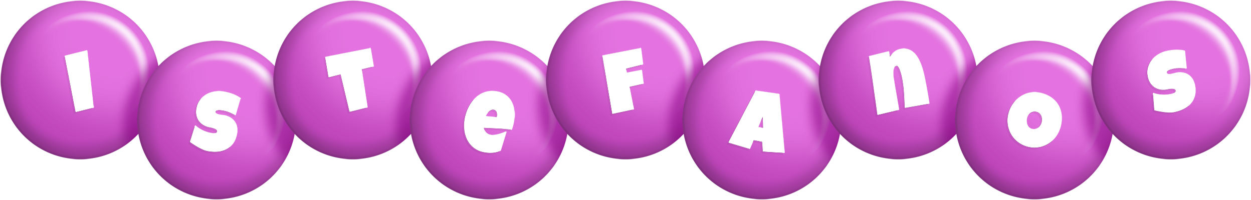 Istefanos candy-purple logo