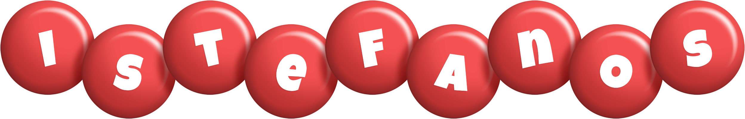 Istefanos candy-red logo