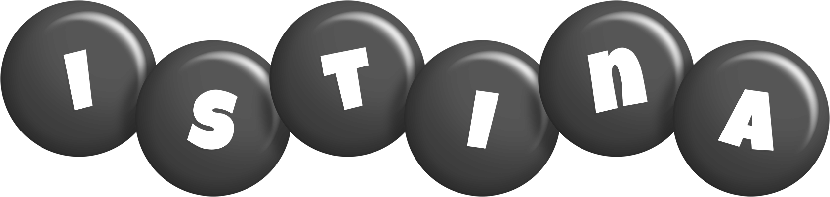 Istina candy-black logo