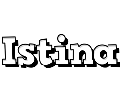 Istina snowing logo