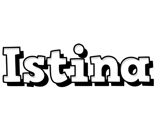 Istina snowing logo