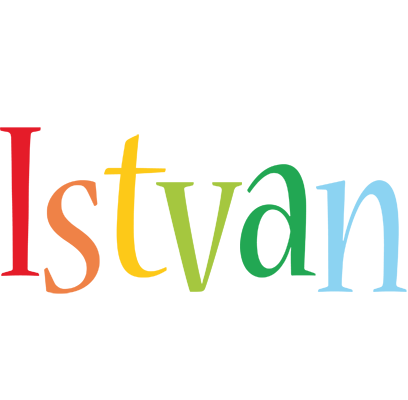 Istvan birthday logo