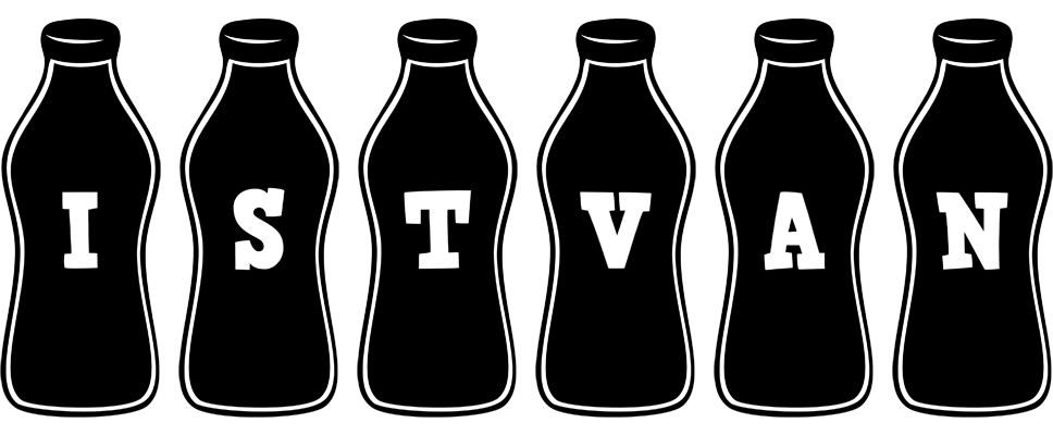 Istvan bottle logo