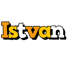 Istvan cartoon logo