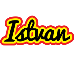 Istvan flaming logo