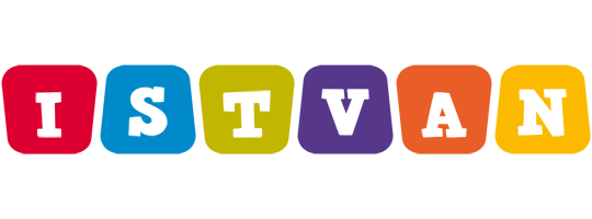 Istvan Logo Name Logo Generator Smoothie Summer Birthday Kiddo Colors Style