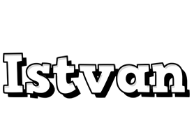 Istvan snowing logo