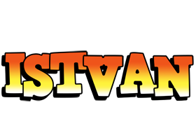 Istvan sunset logo