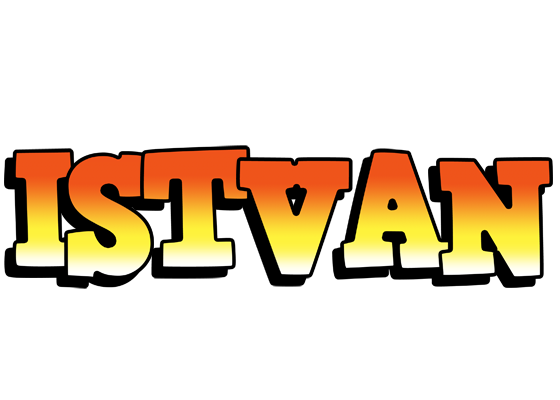 Istvan sunset logo