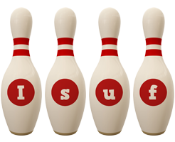 Isuf bowling-pin logo