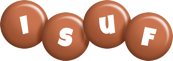 Isuf candy-brown logo