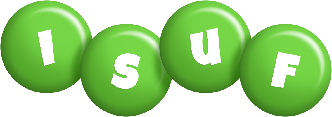 Isuf candy-green logo